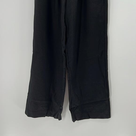 Moon River Layered Waistband Pants - Cream/Black - Medium - New with tags - Picture 3 of 8